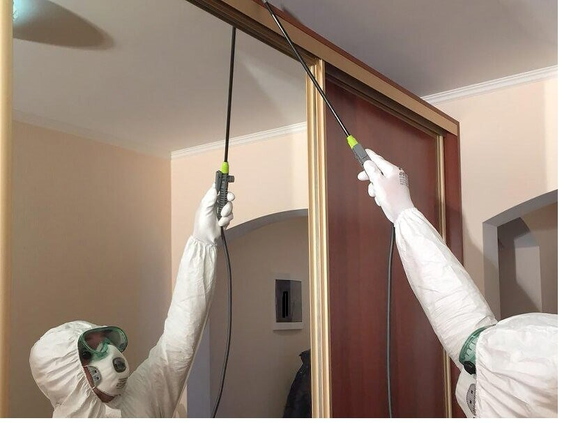 ФОТО Обработка от моли в рабочем поселке Московской области Красково