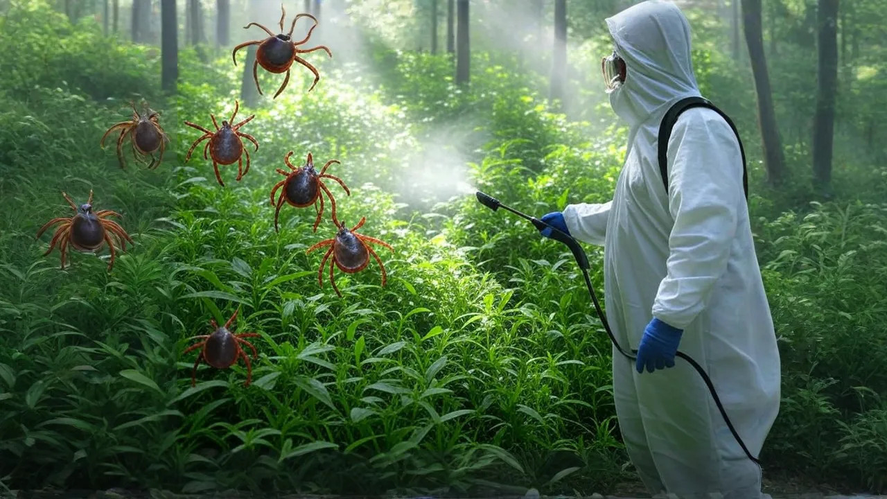 фото: Обработка от клещей в рабочем поселке Московской области Красково и области